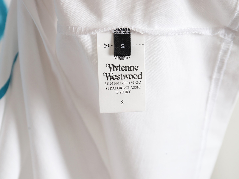 Vivienne Westwood 24SS inkjet Saturn logo short-sleeved T-shirt