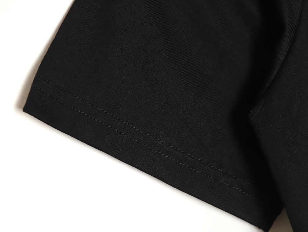 Ch*el hand-painted watch dial graffiti short-sleeved t-shirt tsk1