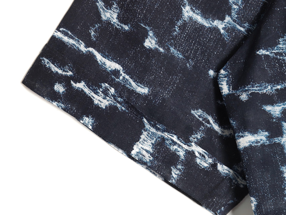 F**di 24ss linen full print short-sleeved shirt