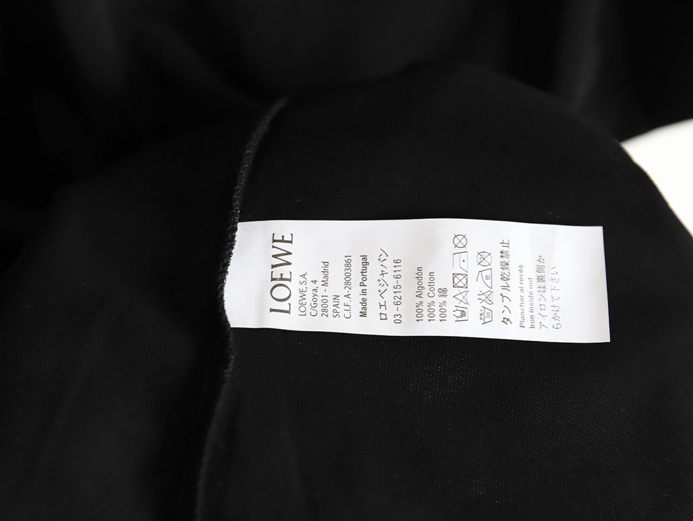 L0ew* exclusive guinea fowl embroidered short sleeves