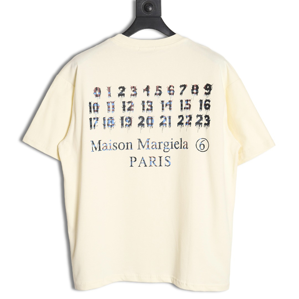 ma*s*n Ma*i*la & tommy cash joint mosaic alphanumeric short sleeve