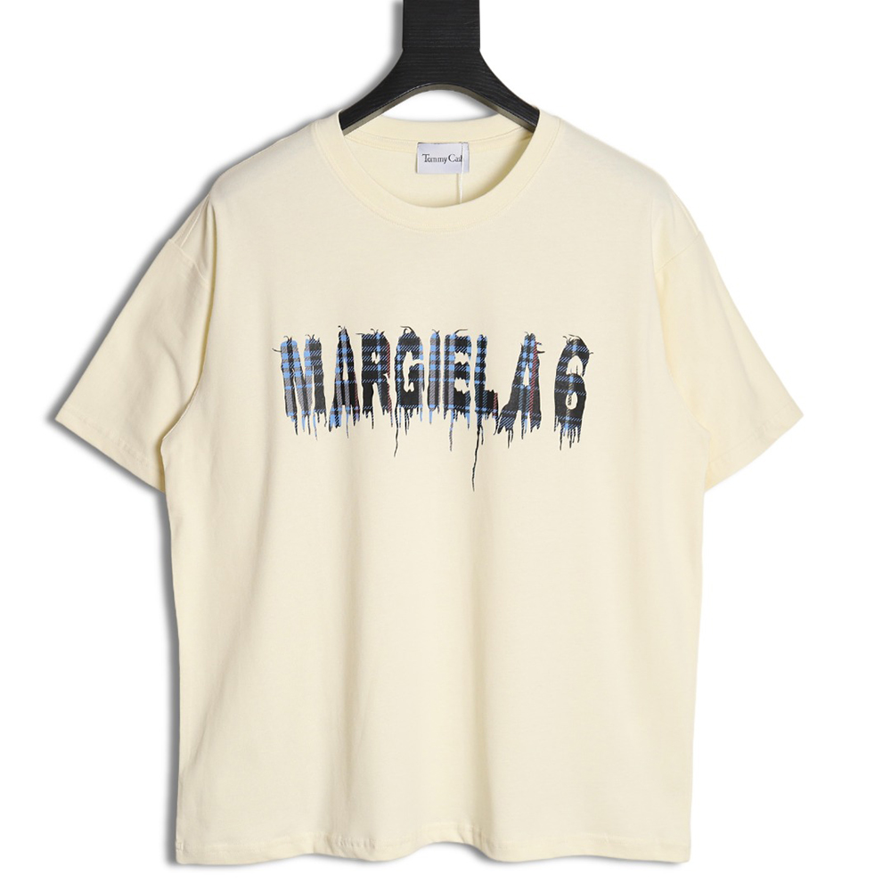 ma*s*n Ma*i*la & tommy cash joint mosaic alphanumeric short sleeve