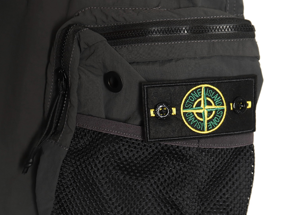 Stone Island Ghost Series Large Pocket Embroidered Badge Shorts