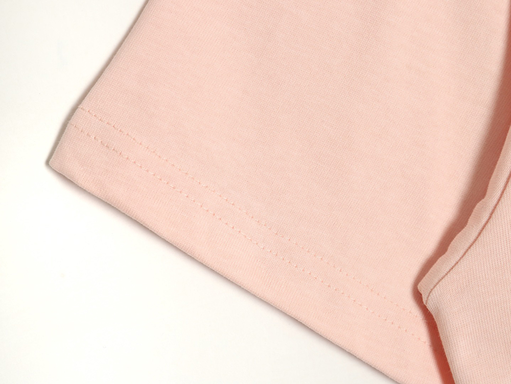 L0ew* solid color embroidered large logo t-shirt