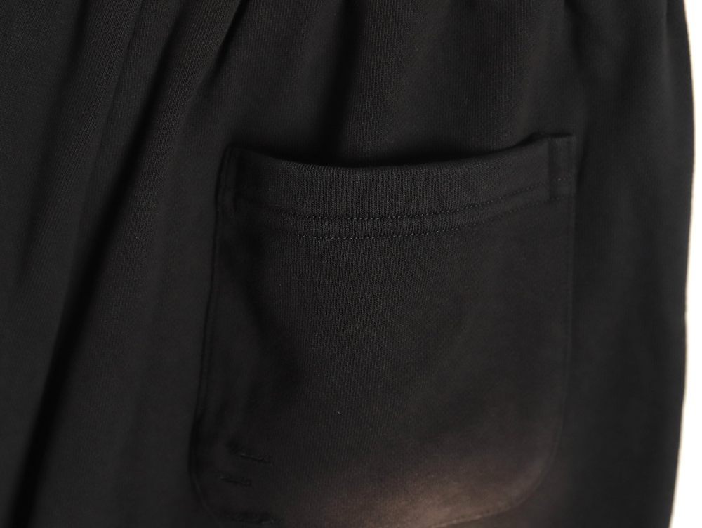 Ba*len*cia*ga 24ss fuzzy cola print ripped shorts