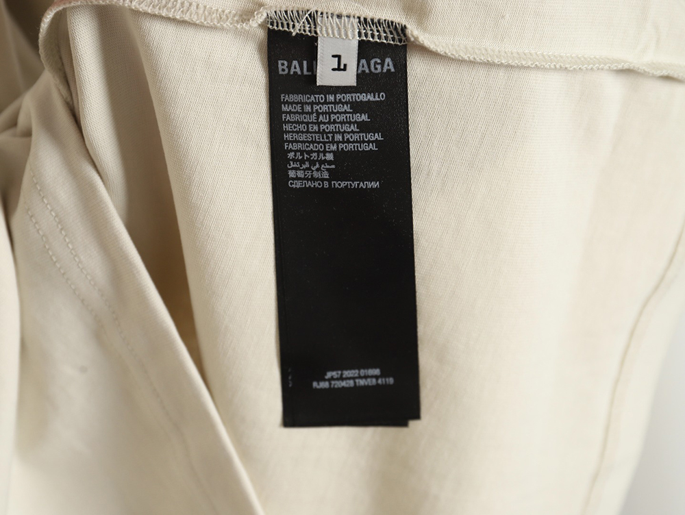 Ba*len*cia*ga 24ss double b embroidered short sleeves