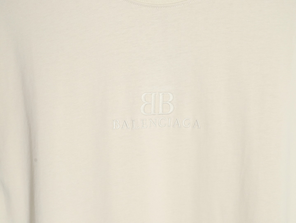 Ba*len*cia*ga 24ss double b embroidered short sleeves