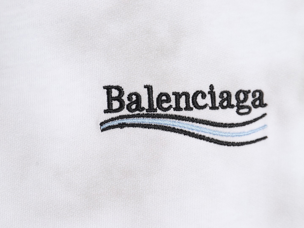 Ba*len*cia*ga 24ss embroidered cola mud dyed short sleeves