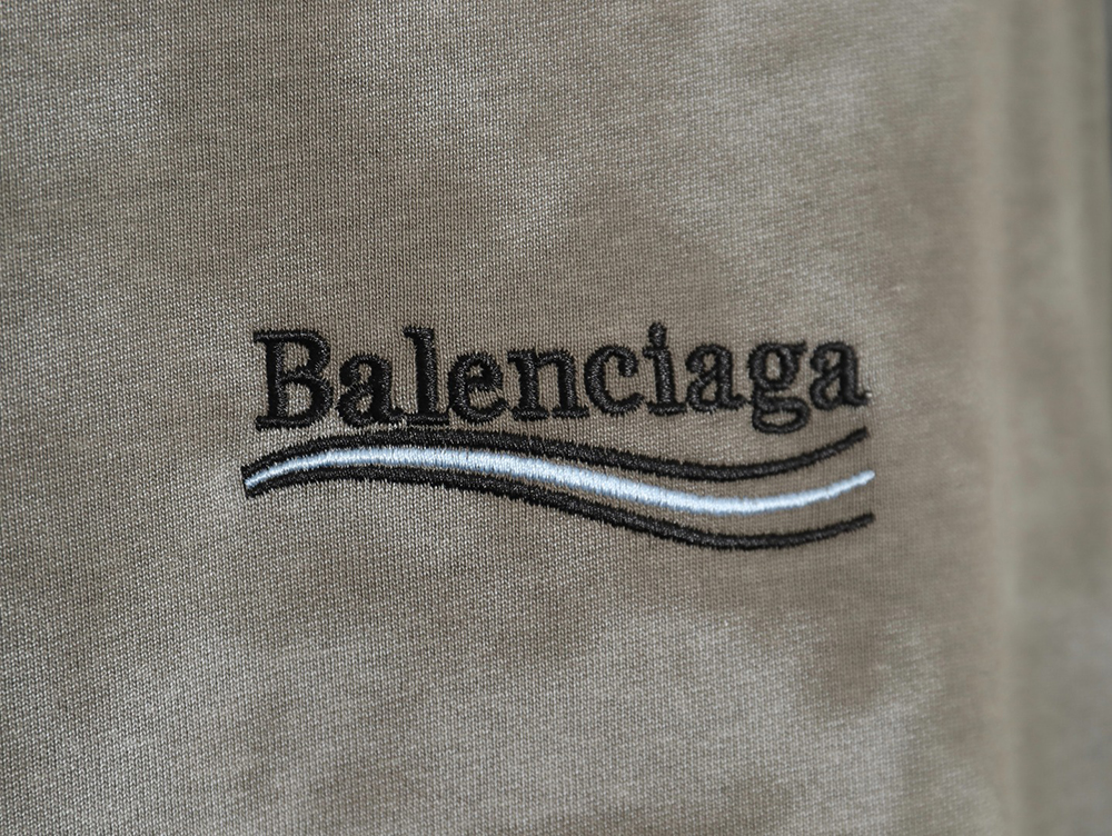 Ba*len*cia*ga 24ss embroidered cola mud dyed short sleeves tsk1