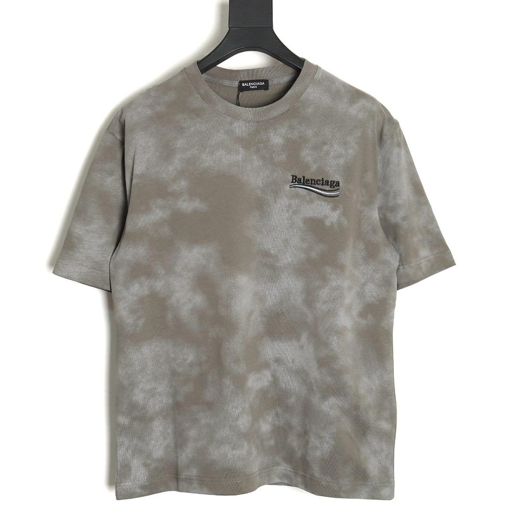 Ba*len*cia*ga 24ss embroidered cola mud dyed short sleeves tsk1
