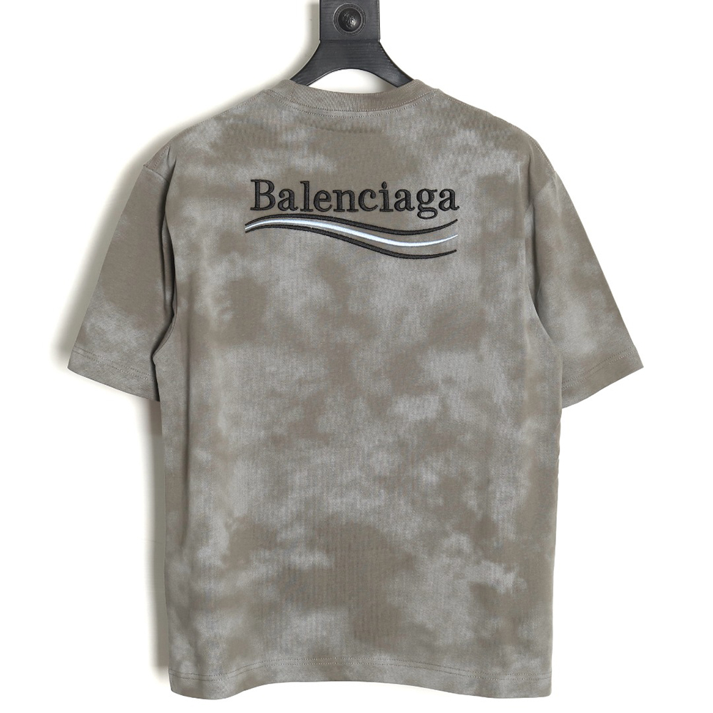 Ba*len*cia*ga 24ss embroidered cola mud dyed short sleeves tsk1