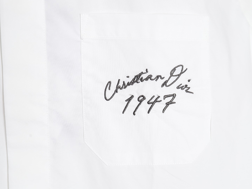 D*or 1947 embroidered long-sleeved shirt