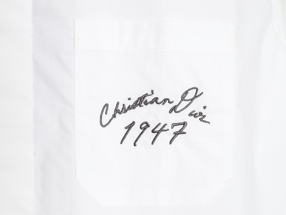 D*or 1947 embroidered short-sleeved shirt