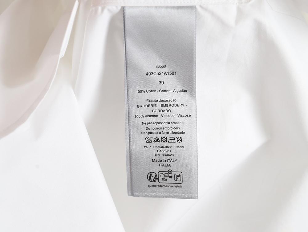 D*or 1947 embroidered short-sleeved shirt