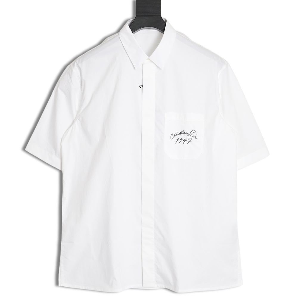 D*or 1947 embroidered short-sleeved shirt