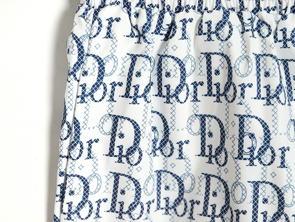 D*or 24ss all-over lettering beach shorts tsk1