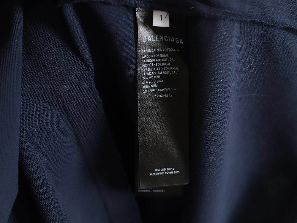 Ba*len*cia*ga 24ss horse embroidered silhouette polo short sleeve