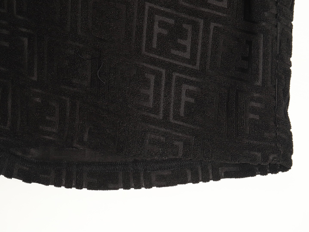 F**di 24ss all-over double f embossed jacquard shorts