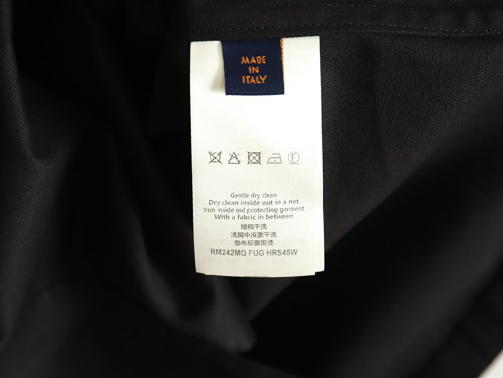 l0*is V*t0n preco drofw old flower flocking stitching short-sleeved shirt