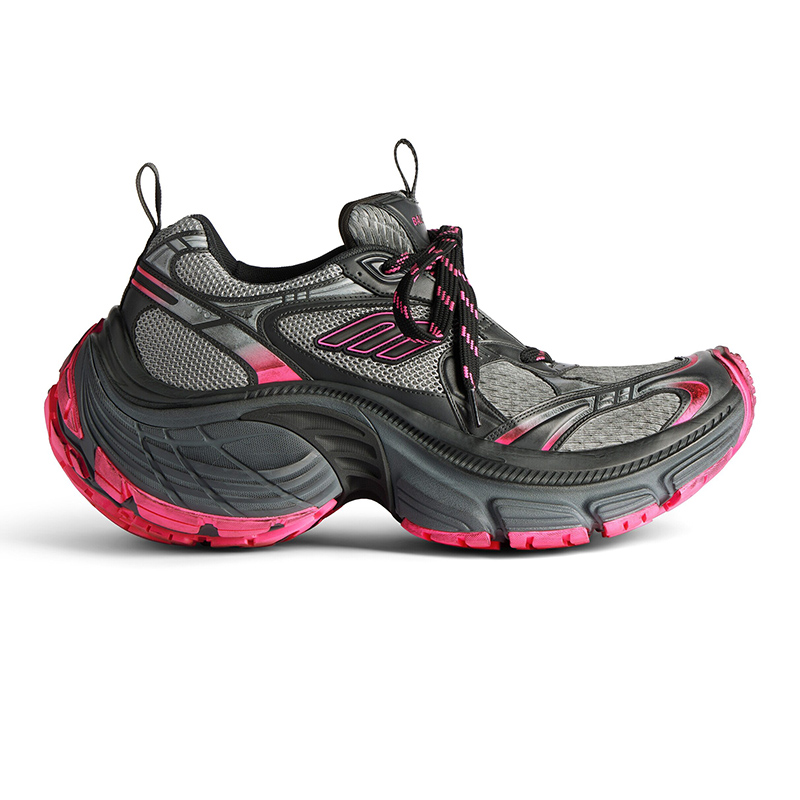 Ba*len*cia*ga men''s 10xl sneaker in grey/pink/black