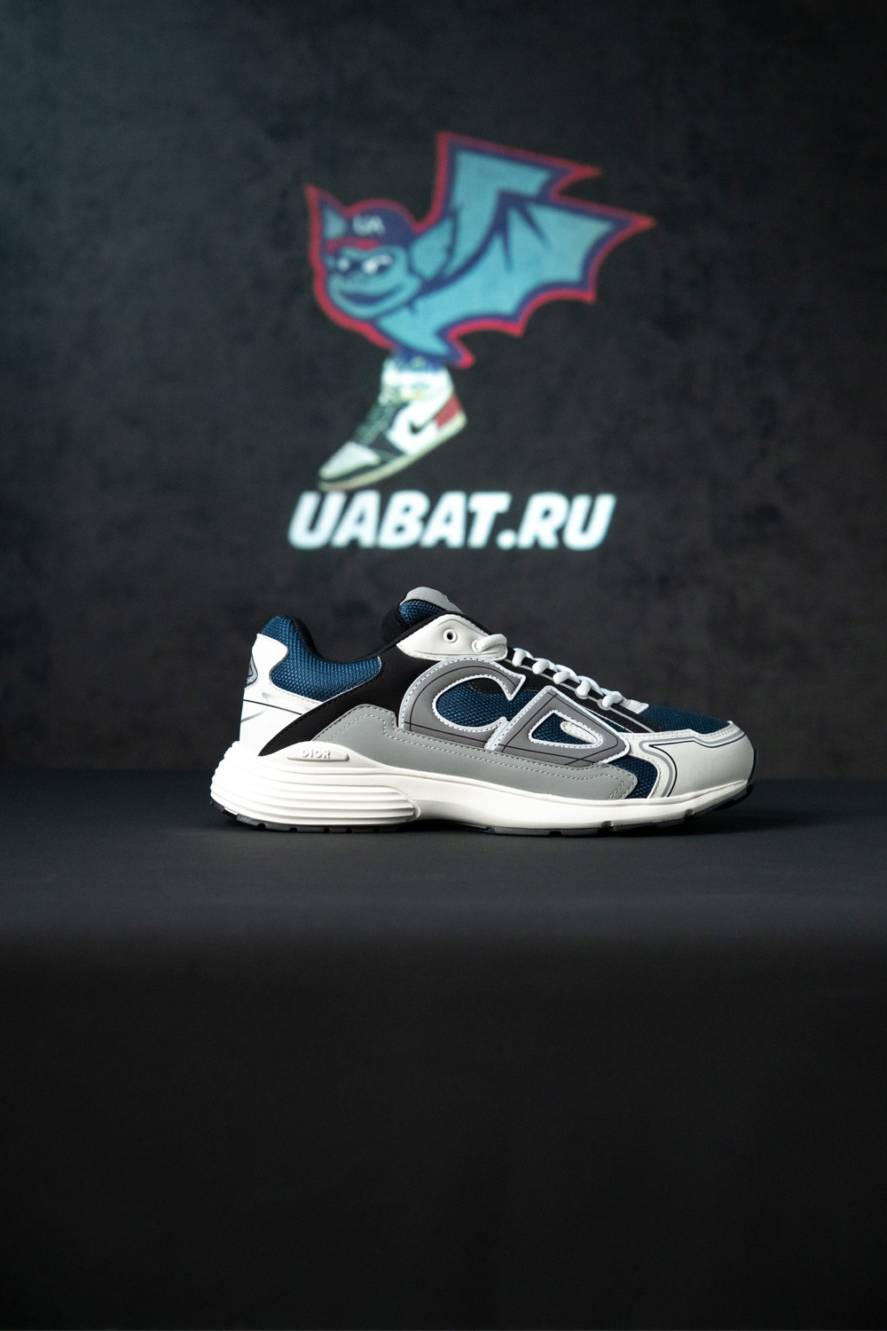 B30 Sneaker Blue Mesh and White