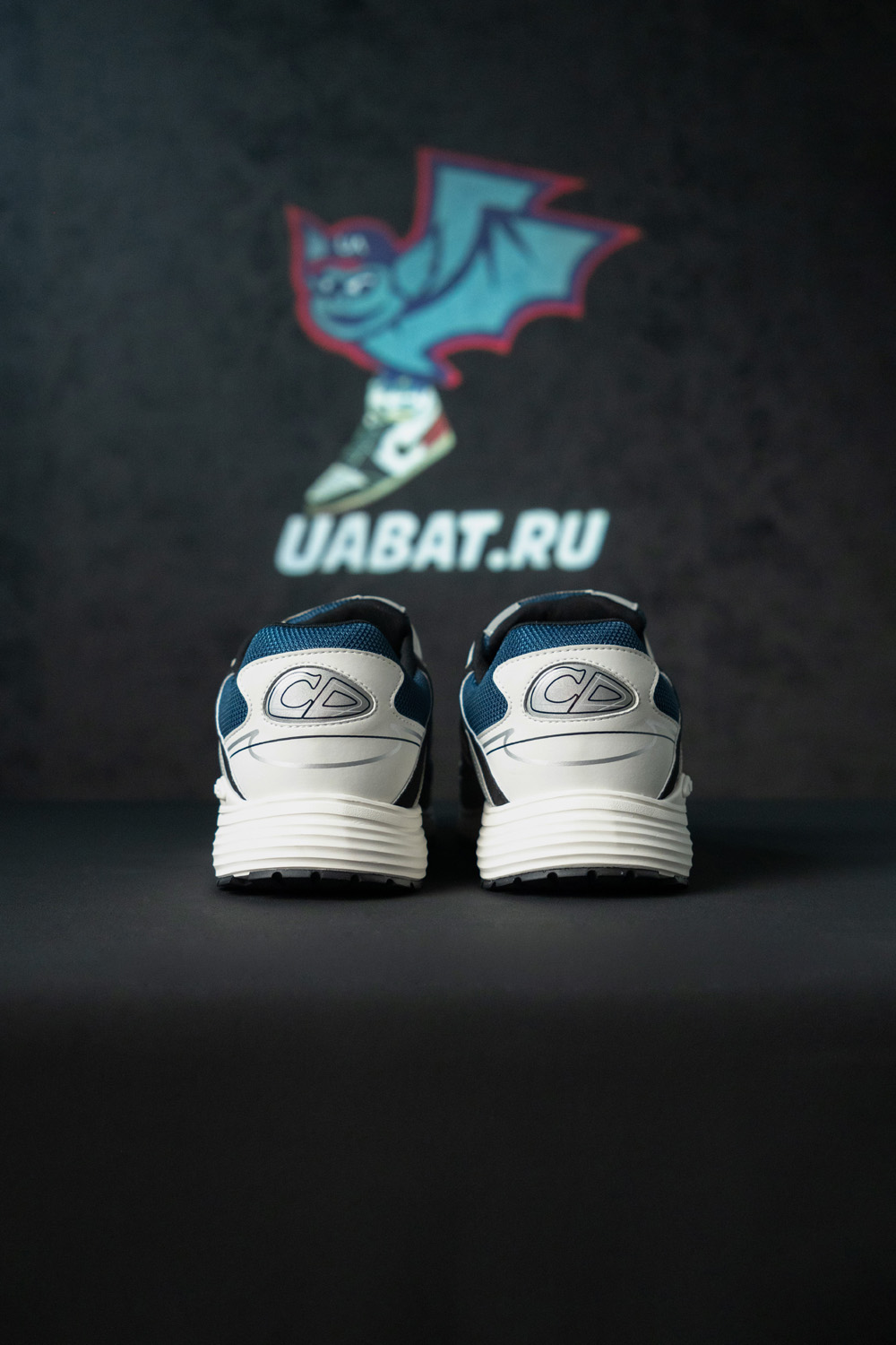 B30 Sneaker Blue Mesh and White