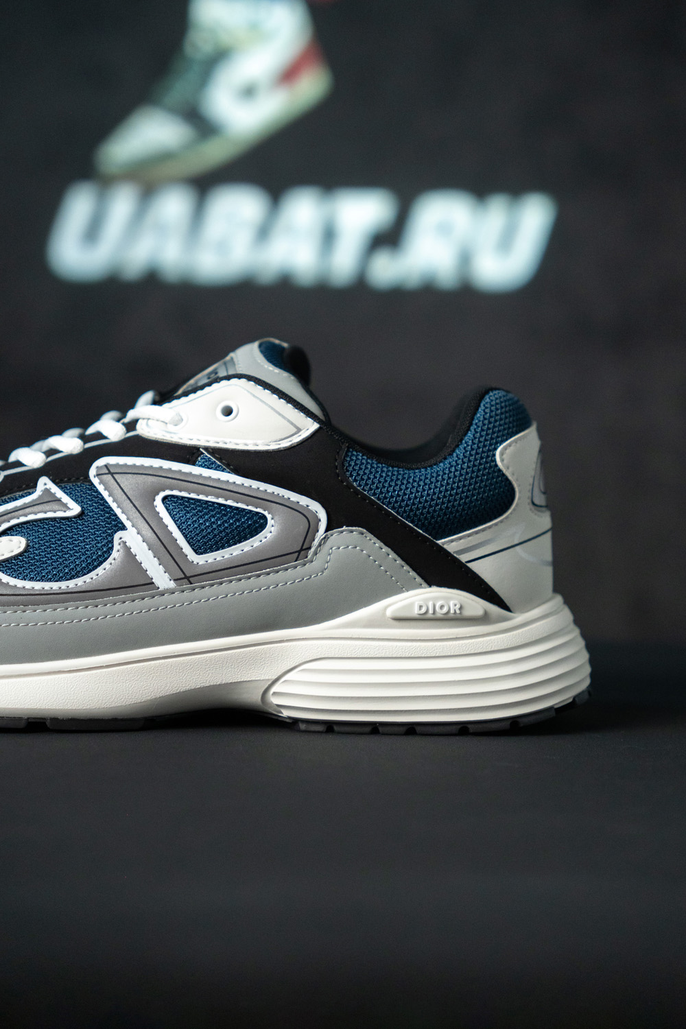 B30 Sneaker Blue Mesh and White