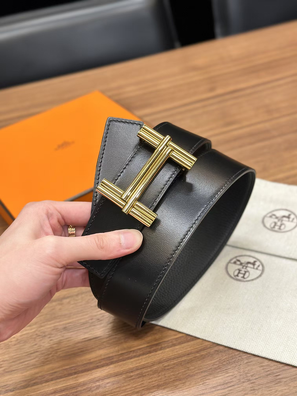 H**mes belts 9uq1m 38mm