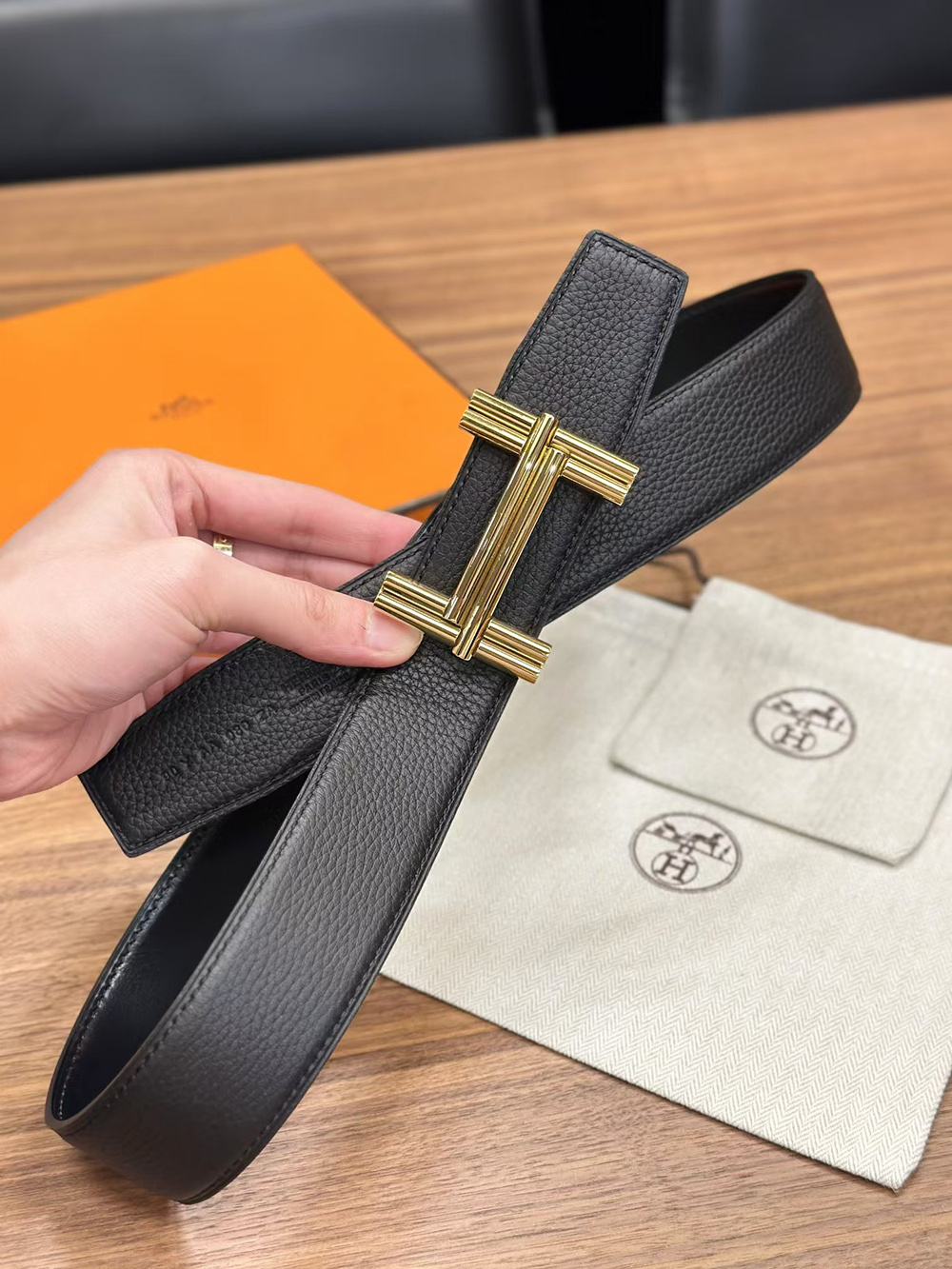 H**mes belts 9uq1m 38mm