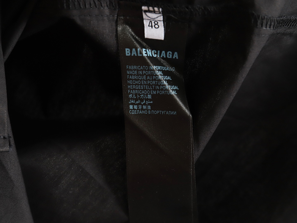 Ba*len*cia*ga 24fw hollow flame totem print long-sleeved shirt