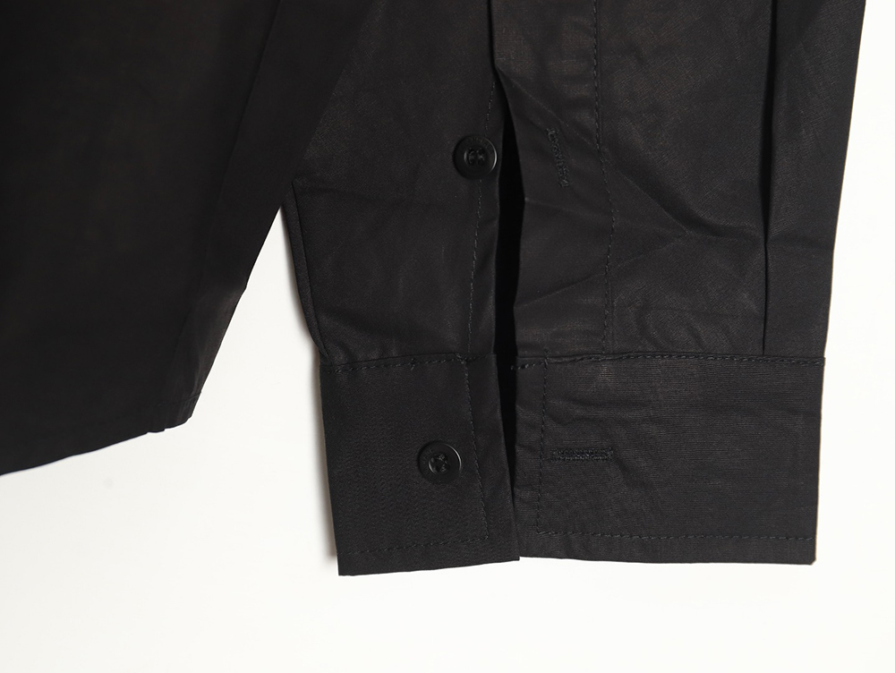 Ba*len*cia*ga 24fw hollow flame totem print long-sleeved shirt