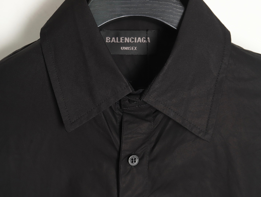 Ba*len*cia*ga 24fw hollow flame totem print long-sleeved shirt