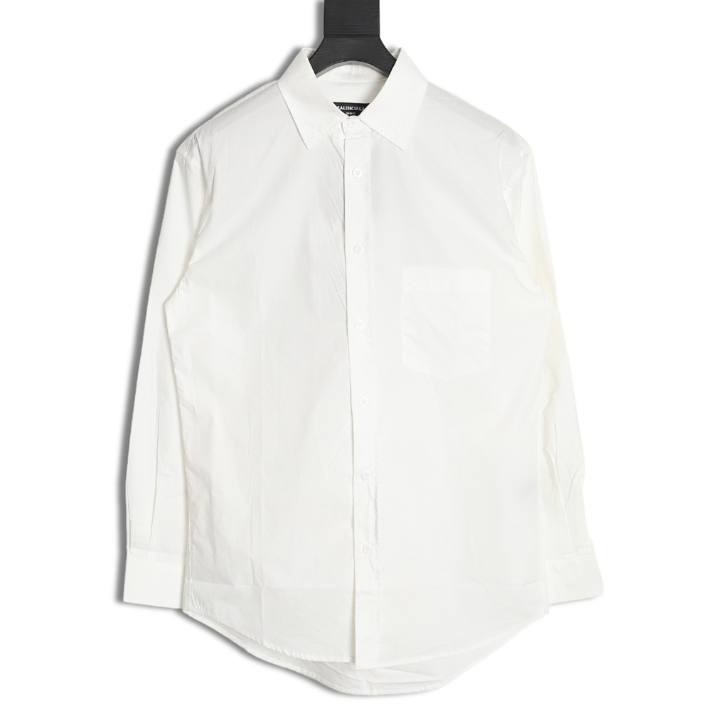 Ba*len*cia*ga 24fw seven languages print long-sleeved shirt