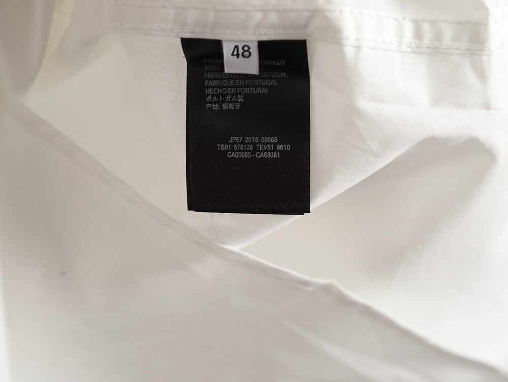 Ba*len*cia*ga 24fw seven languages print long-sleeved shirt