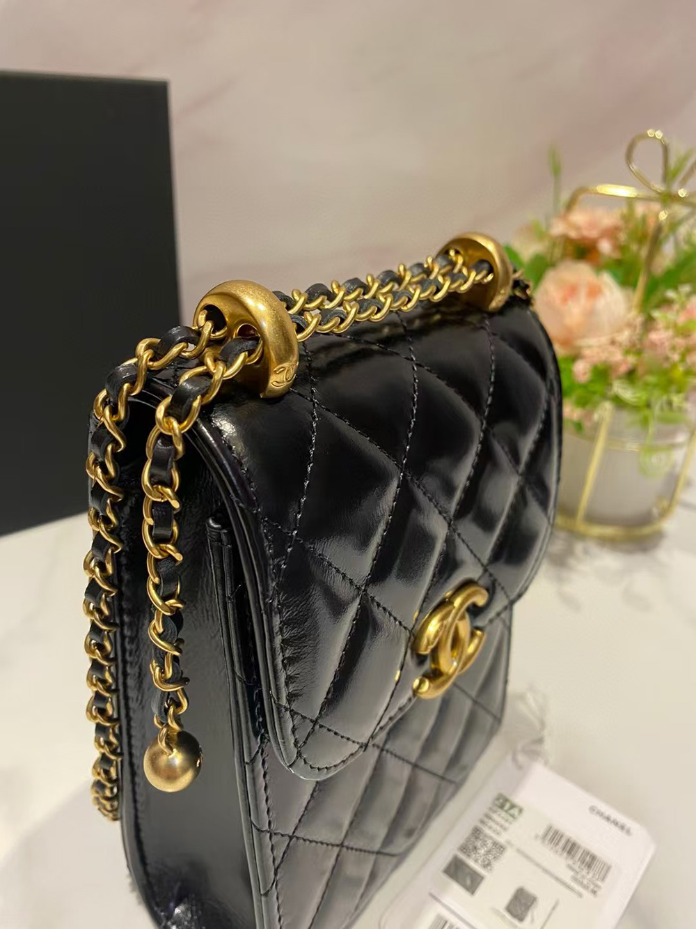 Ch*el bags ap2291 11.5*17*4cm