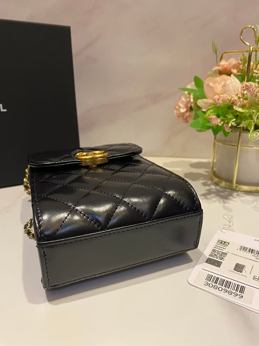 Ch*el bags ap2291 11.5*17*4cm