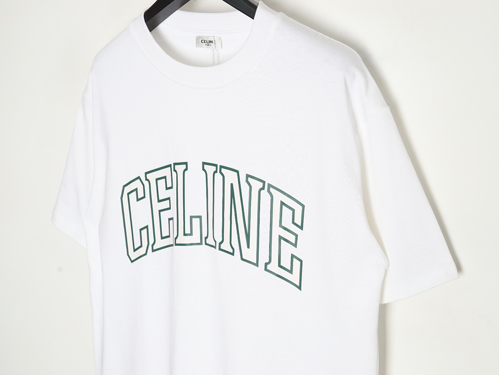 Ce**e curved letter print short sleeves