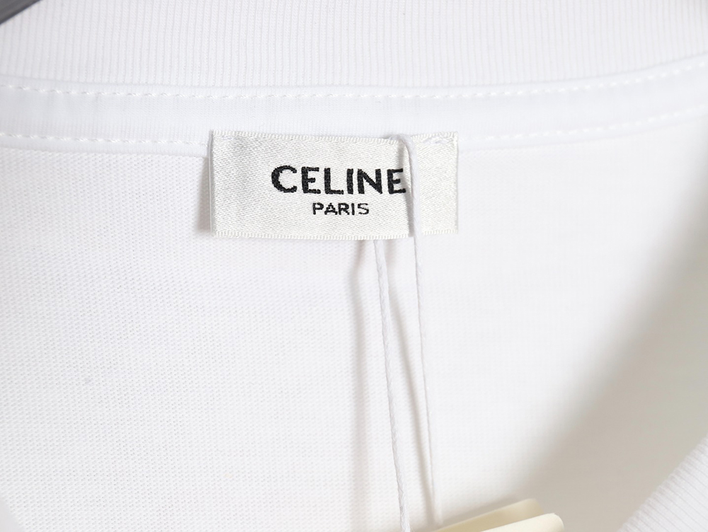 Ce**e curved letter print short sleeves