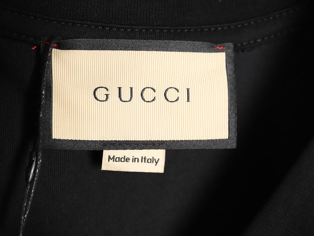 G*u*i colorblock double g embroidered logo short-sleeved t-shirt tsk1