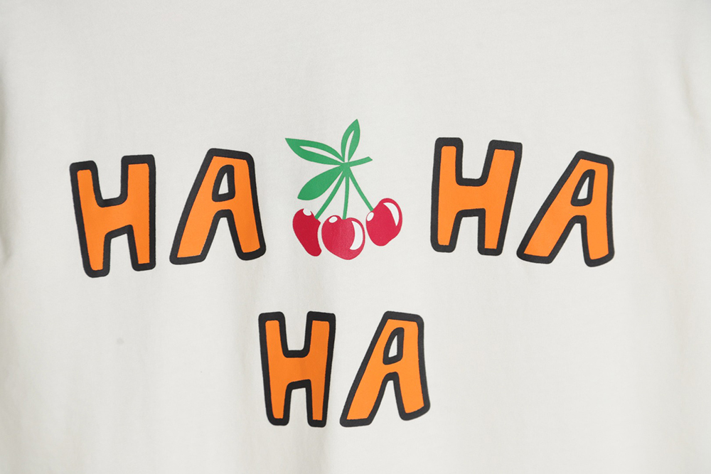 G*u*i & ha ha ha cherry print short sleeves