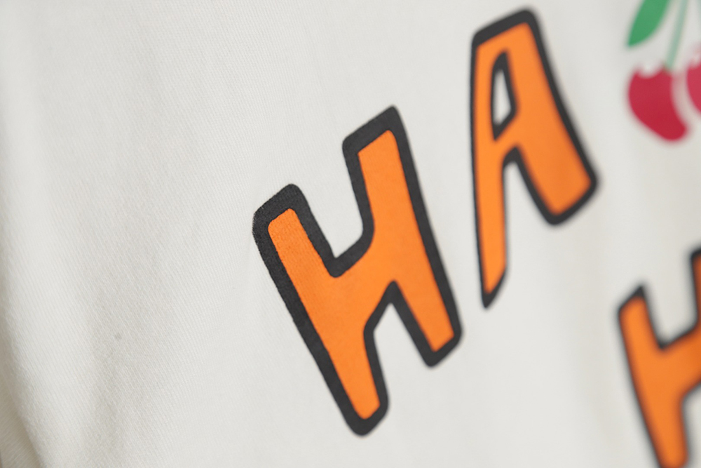 G*u*i & ha ha ha cherry print short sleeves