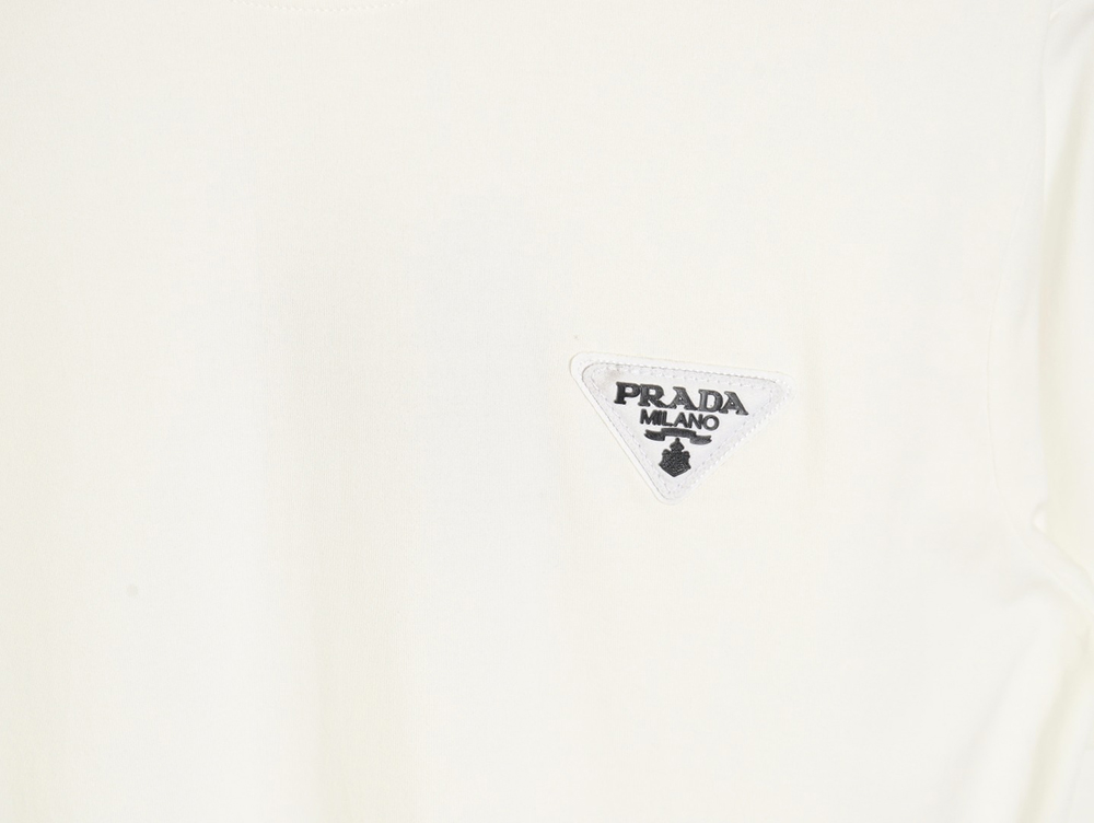 Pra*a inverted triangle chest short-sleeved t-shirt