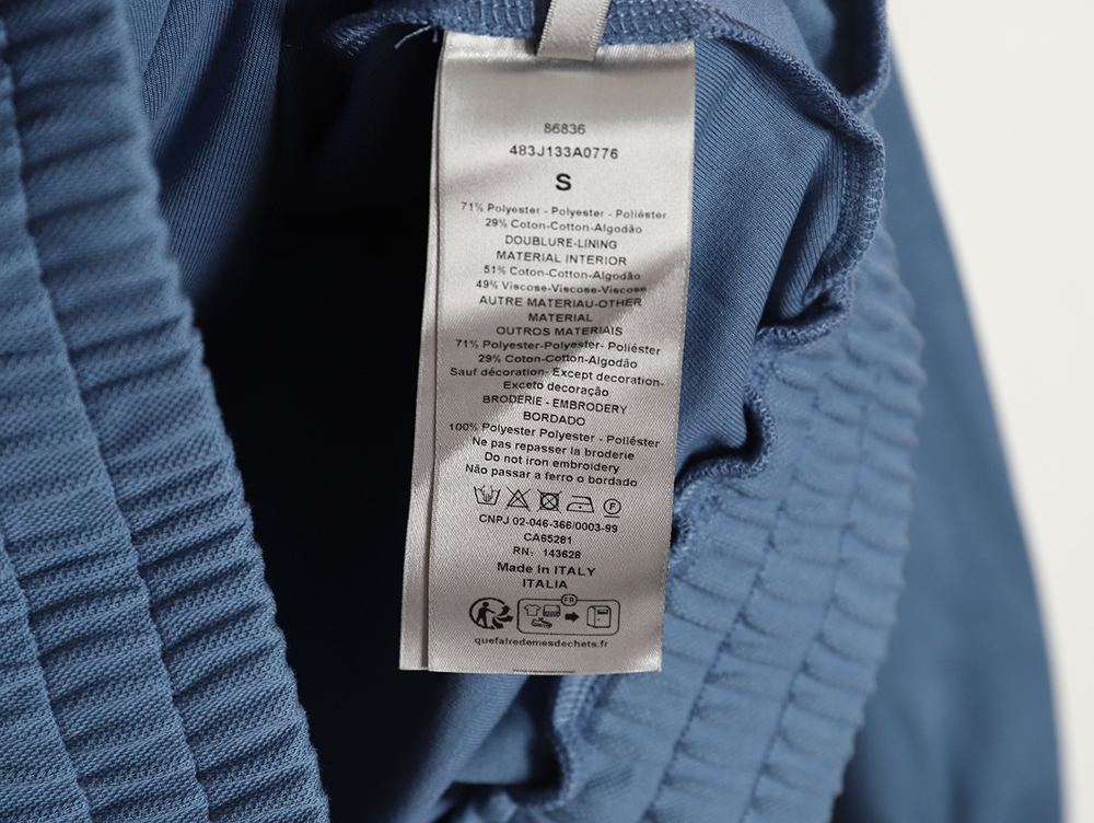 D*or arm embroidered letter contrast jacket