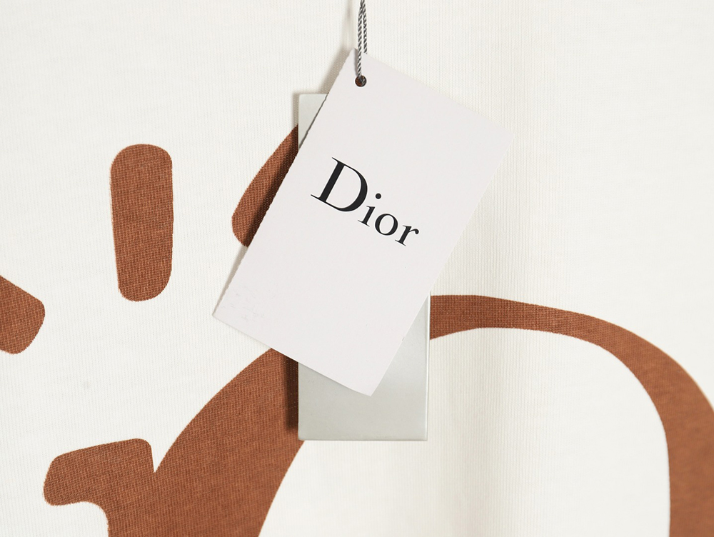 D*or lettering logo print short sleeves