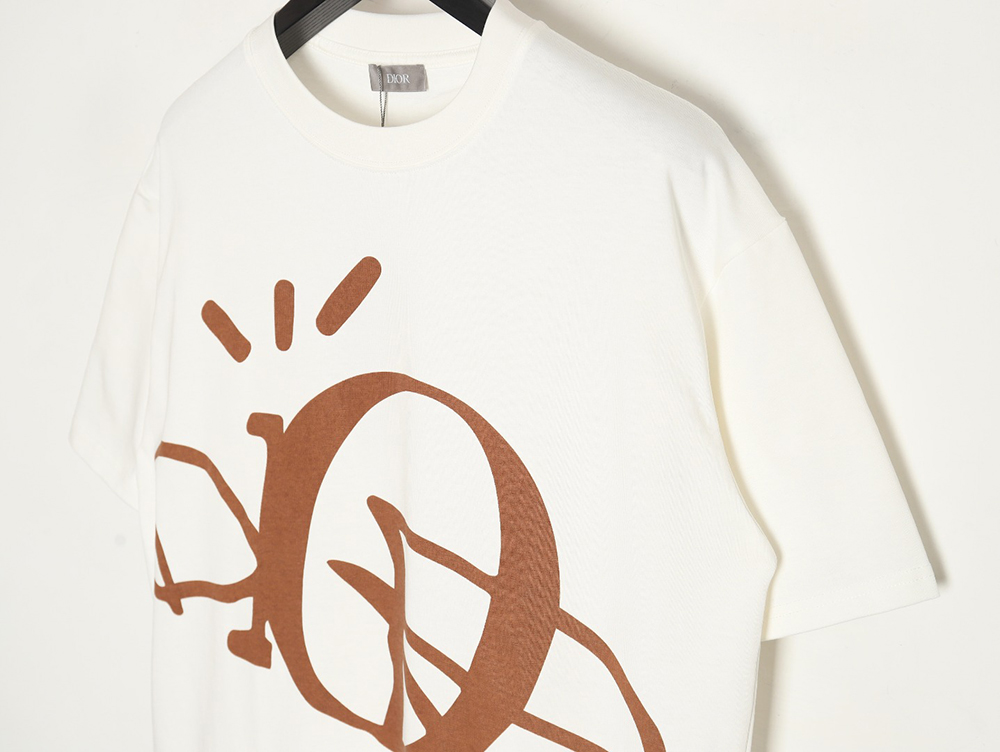 D*or lettering logo print short sleeves