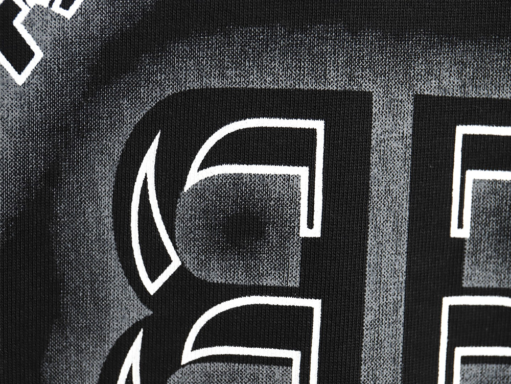 Ba*len*cia*ga 3d letter print short sleeves tsk1