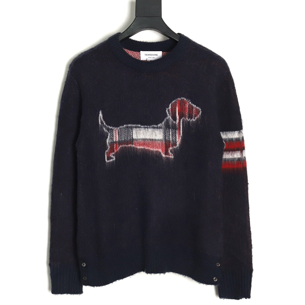 Thom Browne Dachshund Mohair Sweater TSK1