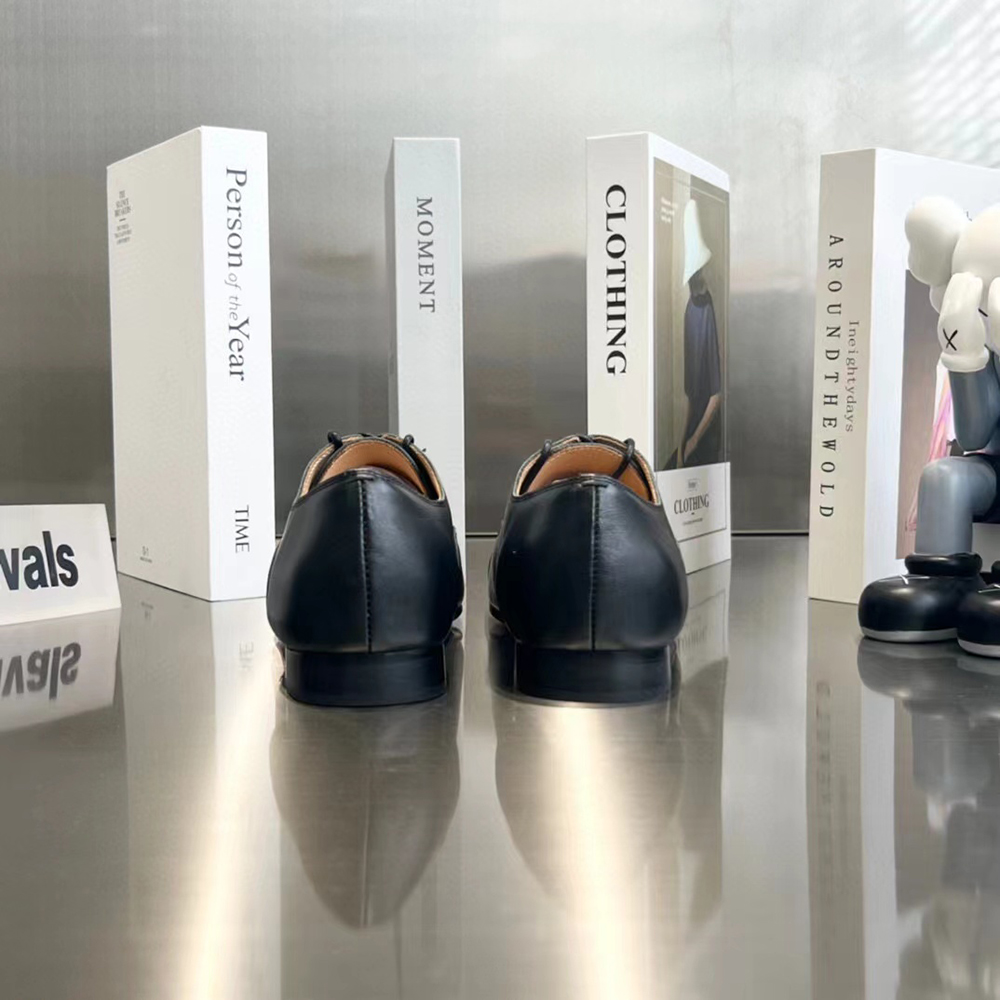 Ch**an louboutin men greggo lace-up shoes black