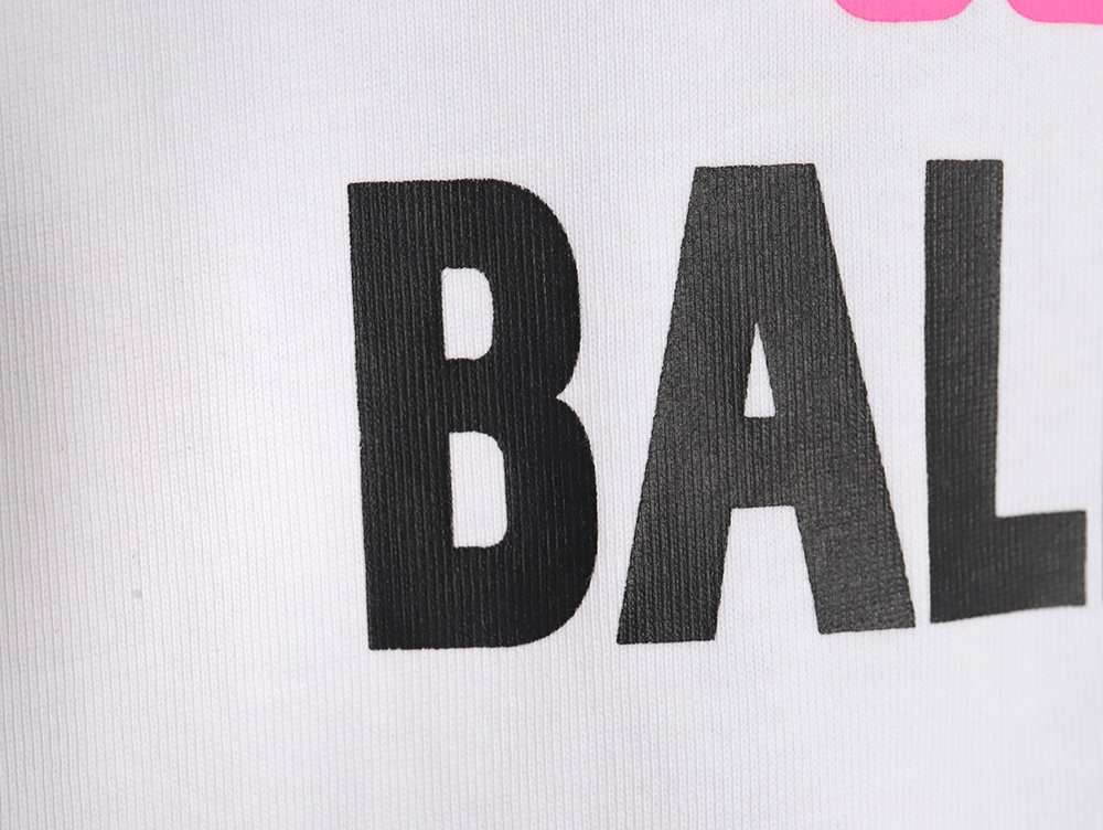 Ba*len*cia*ga logo print short sleeves