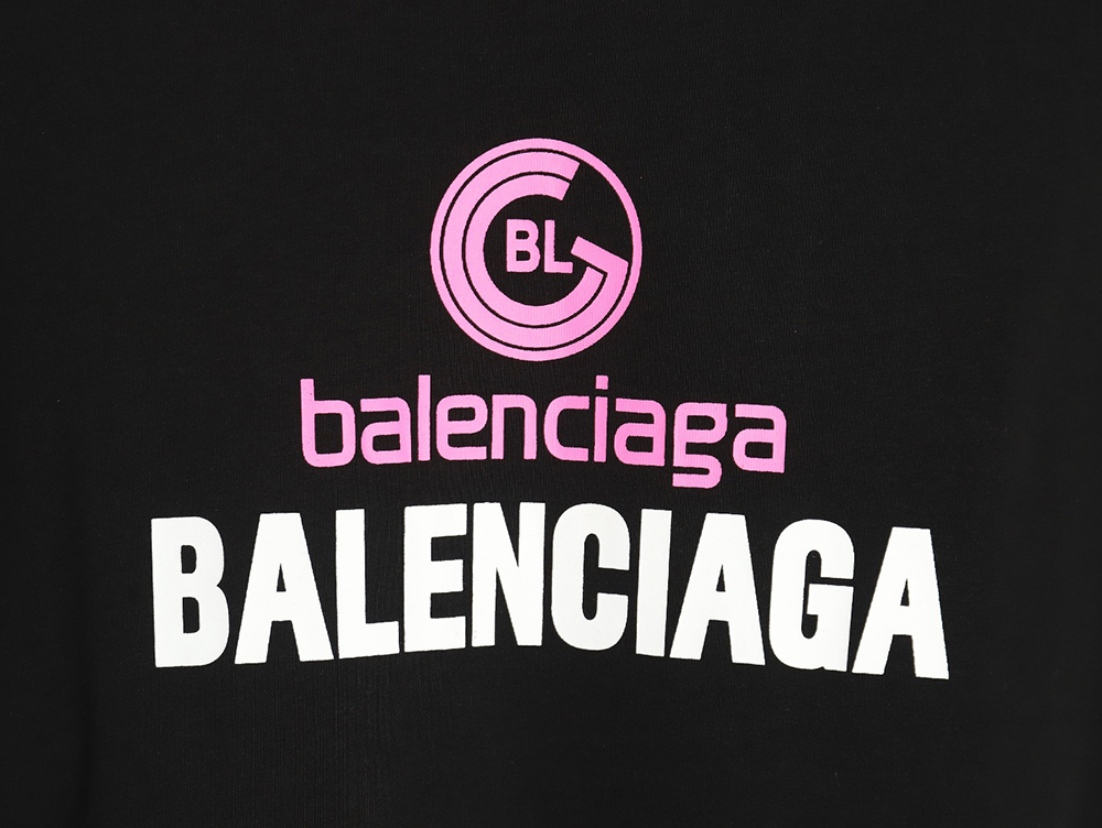 Ba*len*cia*ga logo print short sleeves tsk1